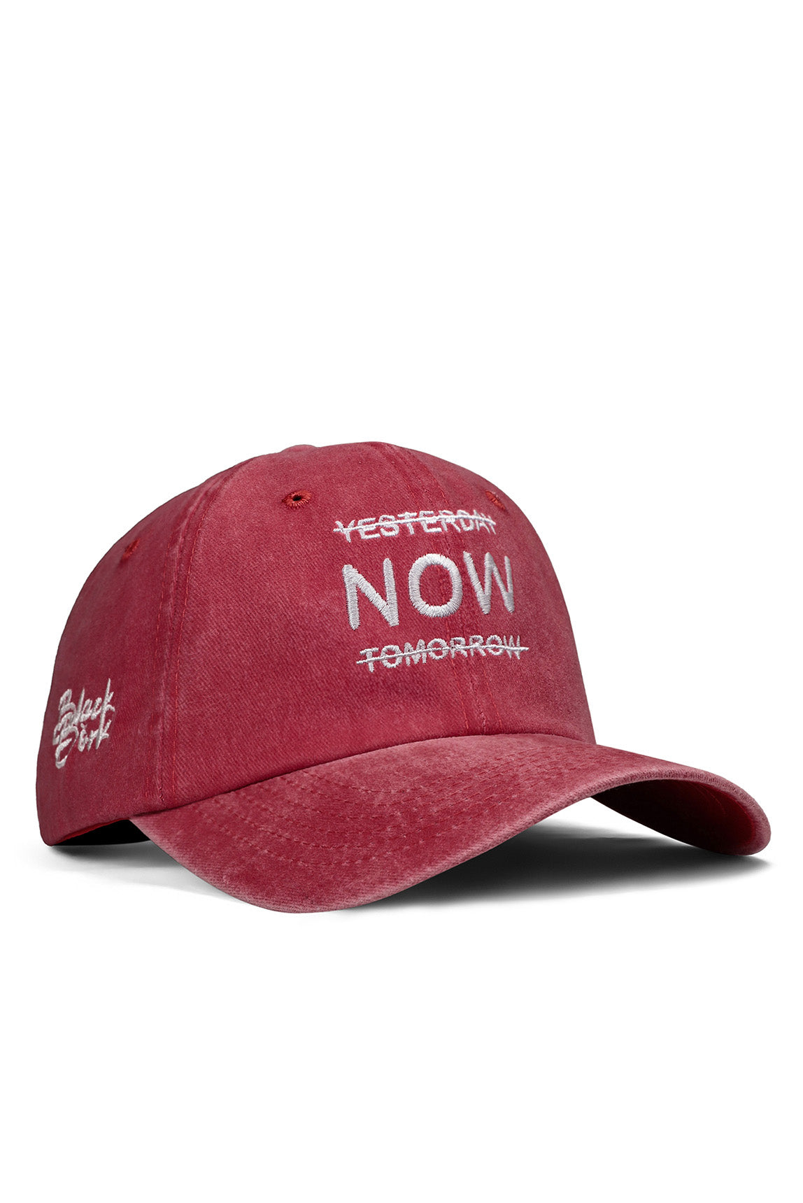 BlackBork Vintage Red Cap "Yesterday NOW Tomorrow"